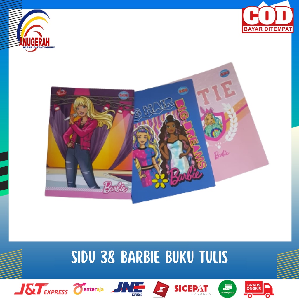 

SIDU 38 BARBIE BUKU TULIS (PAK)