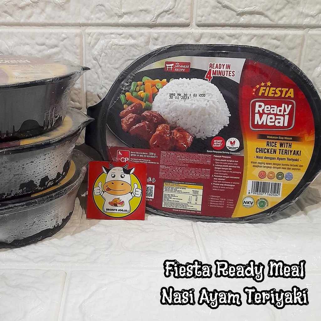 

FIESTA READY MEAL RICE WITH CHICKEN TERIYAKI - NASI AYAM TERIYAKI - BRONTZ JOGJA