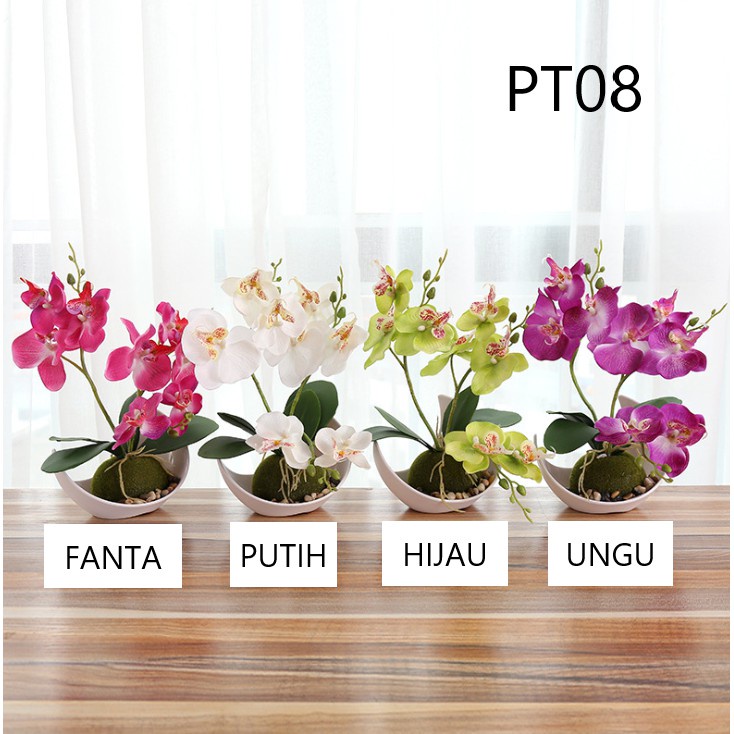 FYGALERY PT08 TANAMAN DEKORASI RUMAH ORNAMEN TANAMAN POHON BONSAI ARTIFICIAL FLOWER HIASAN IMPORT