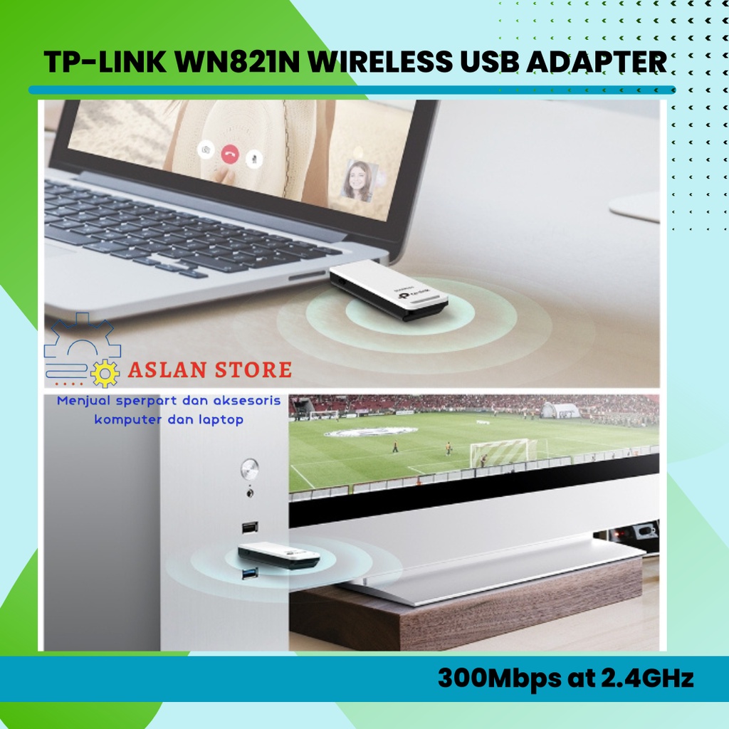 TP-LINK USB WIFI TL-WN821N 300Mbps Wireless N USB Adapter TP Link