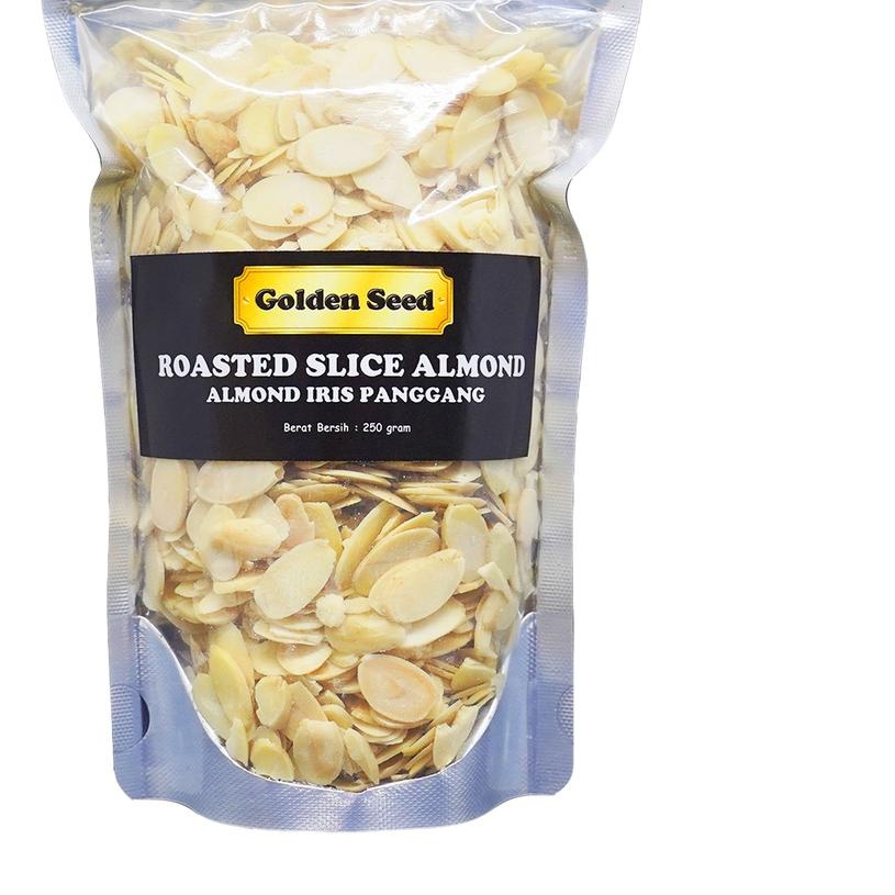 

✦ ALMOND IRIS PANGGANG 250 GRAM PREMIUM - ROASTED ALMOND SLICE 250 GR ✿