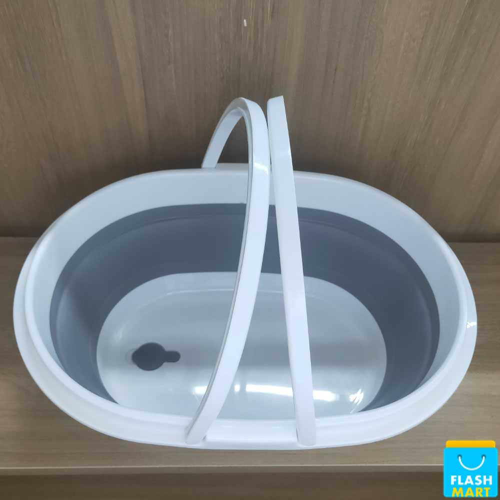 Flashmart Baskom Ember Lipat Laundry Water Bucket Foldable - B244