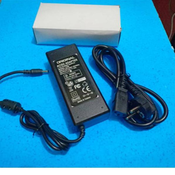 ⅍ Adaptor power supply dc 12 volt 10 ampere LED strip pompa air cctv 10a 12v 12 v mahal original mur
