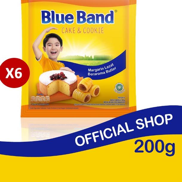 

❉ Blue Band Cake And Cookie Margarin 200 gr x 6 ✴