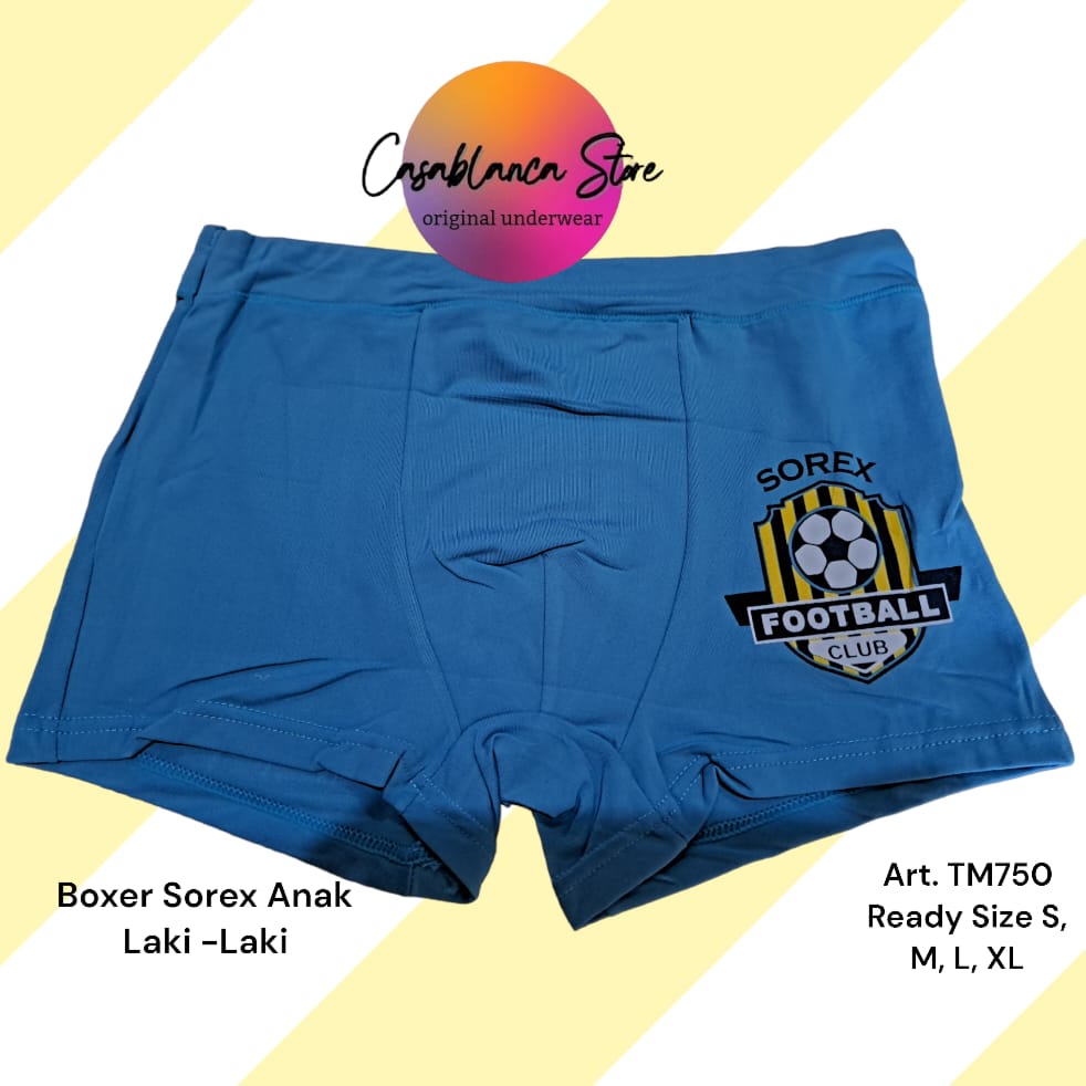 BOXER ANAK LAKI - LAKI SOREX KIDS (Art. SK TM750) BERBAHAN SANGAT HALUS &amp; LEMBUT.