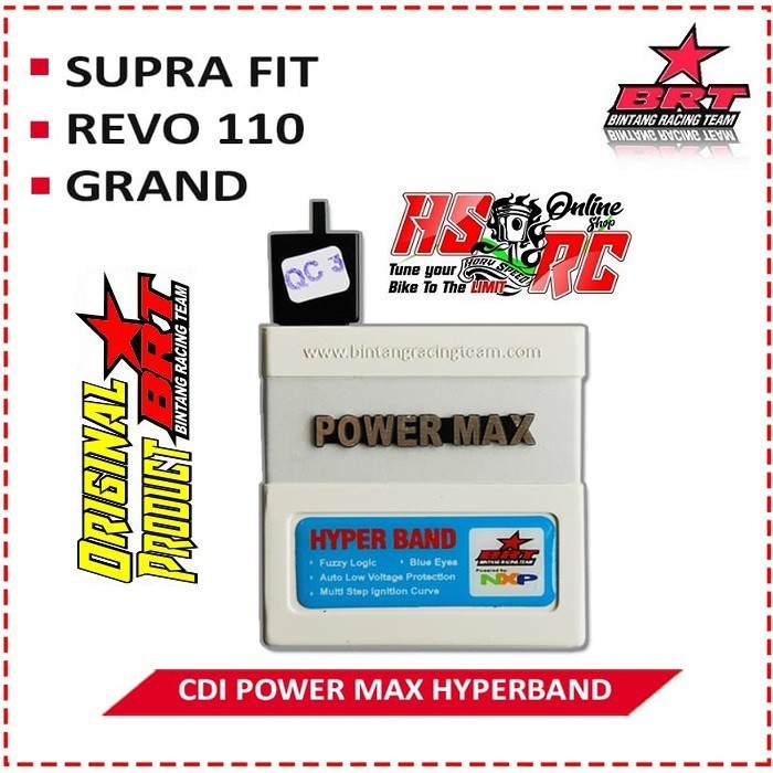 Promo Cdi Racing Brt Power Max Hyperband Honda Supra Fit Revo 110