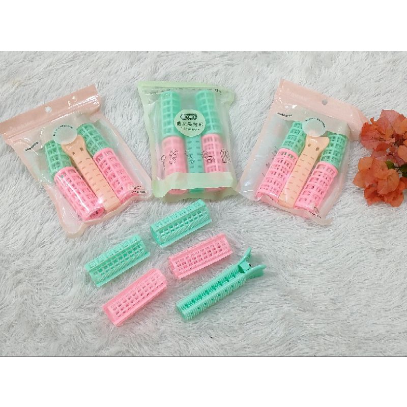 roll rambut warna isi 6pcs