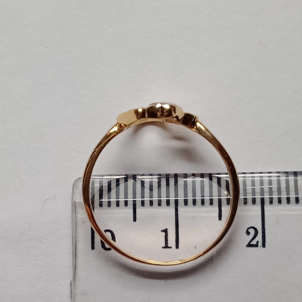 Cincin Emas 17K - 1.3 Gr Kadar 750 - 4358