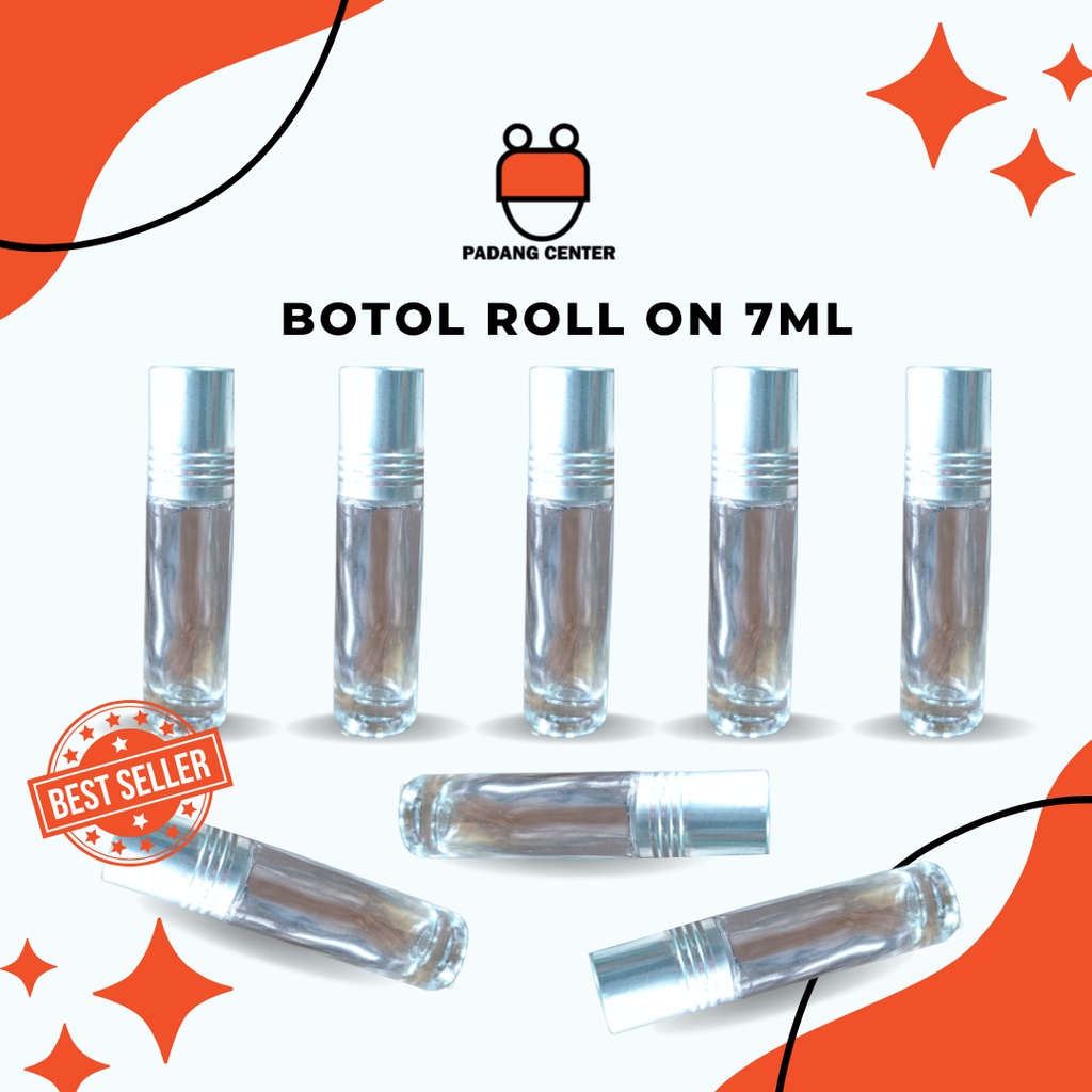 Botol Roll on Polos 7ml Al rehab - Botol Roll on kosong 7ml