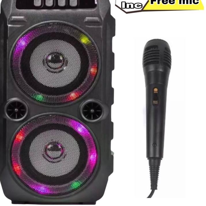 ✾ COD SPEAKER BLUETOOTH LED PLUS MIC KARAOKE - SPEAKER BLUETOOTH KARAOKE LED PLUS MIC ✷