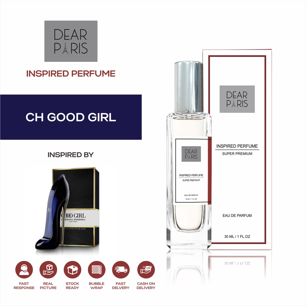 DEAR PARIS Ch Good Girl Inspired Perfume 30 ML Parfum Wanita EDP Super Premium Fragrance BPOM DPP24