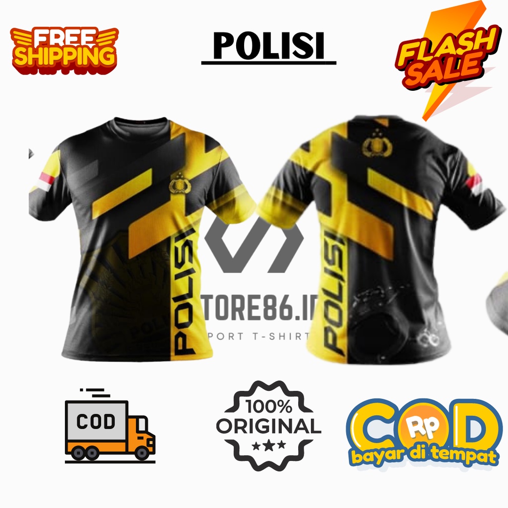 JERSEY POLISI 01 FULLPRINT SUBLIME / KAOS POLISI DRIFIT / JERSEY POLISI  / FULL PRINTING