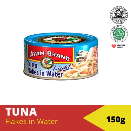 

Ikan Tuna Kaleng Ayam Brand Flakes in Water 150gr