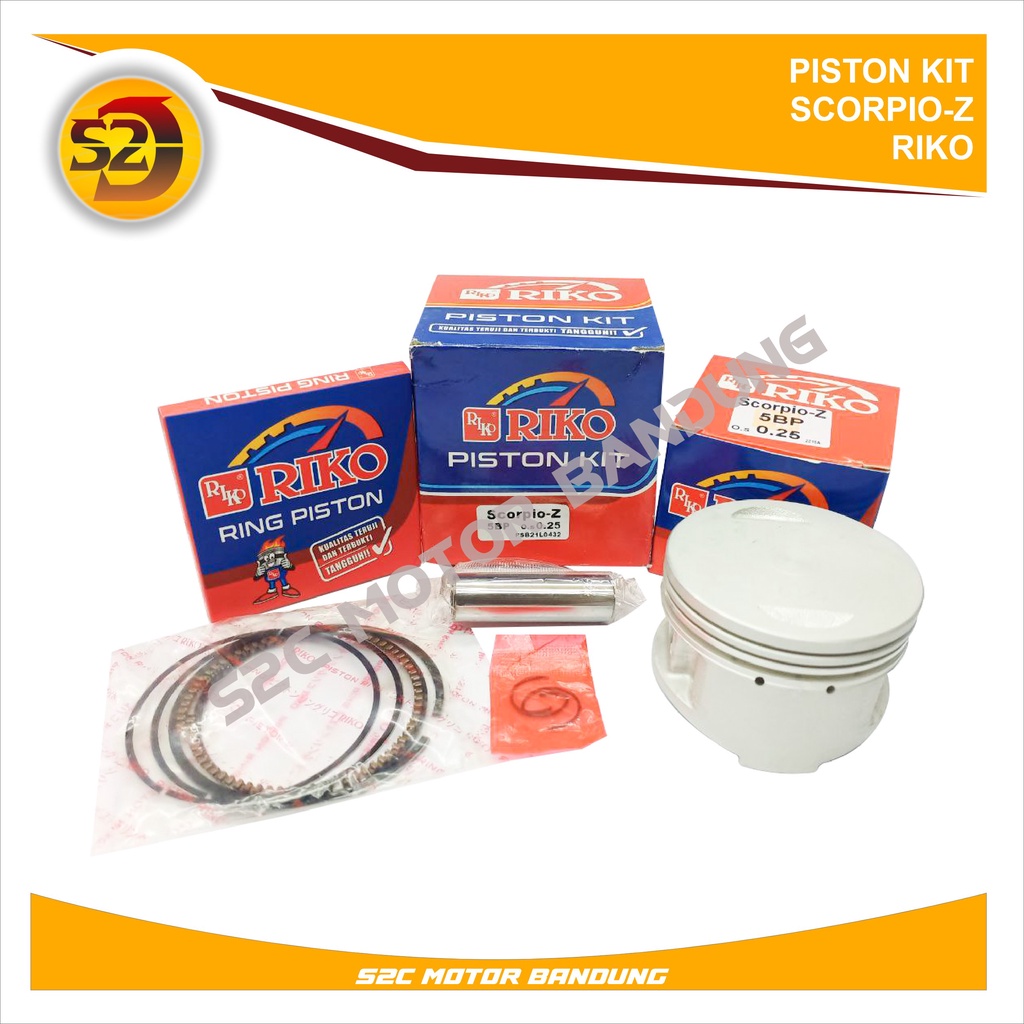 PISTON KIT RIKO SCORPIO-Z SCORPIO Z OS STD SAMPAI 200