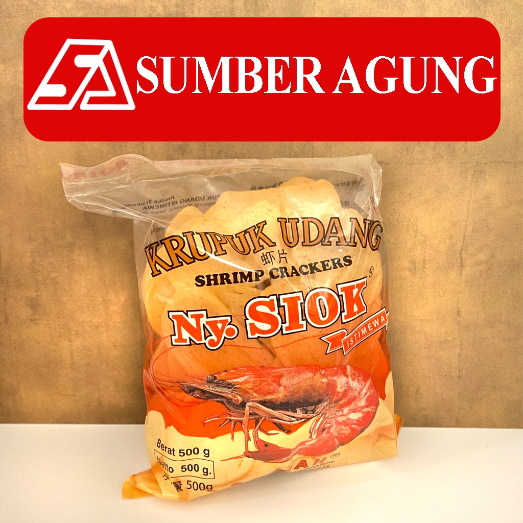 

Krupuk / Kerupuk Udang Ny. Siok Oval 500gr