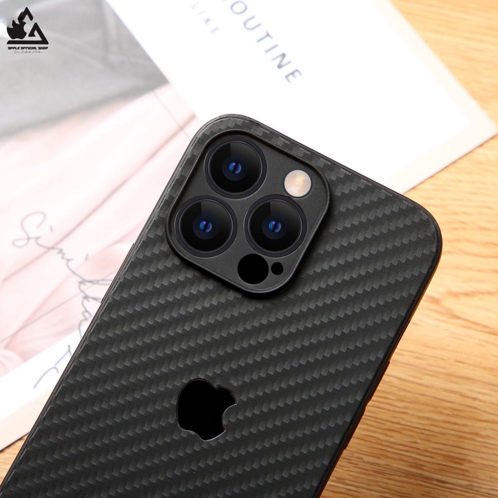 Softcase Black Dove Carbon Matte FOR iPhone 14 PRO MAX 14 PLUS 13 PRO MAX 12 PRO MAX Mini 11 PRO MAX XR XS MAX 7 7+ 8 8+ SE 2 3 6 6+ 6S 6S+ Lubang Logo Apple Soft Case Blackdoff Hitam Doff Series MEWAH Silikon