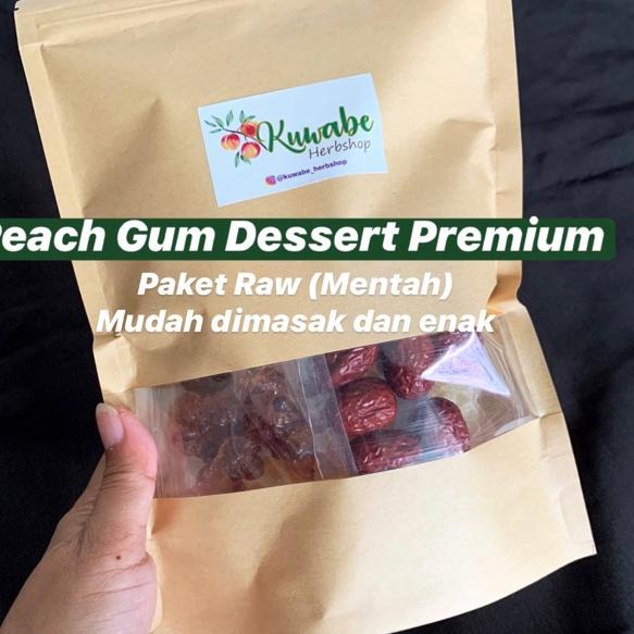 

☄ PEACH GUM DESSERT [Family Pack] / Paket Raw (mentah)/TaoJiao Set (6-7 cups 400ml) ➽