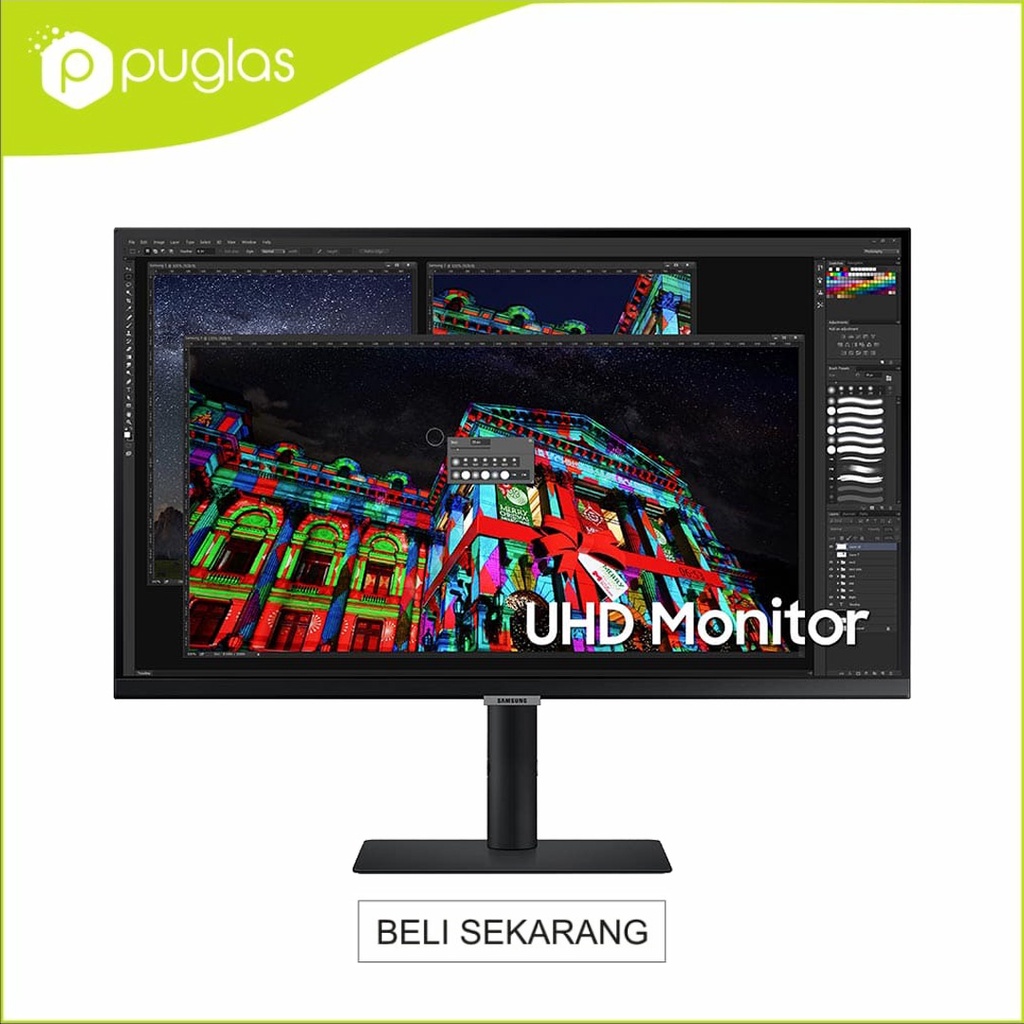 LED Monitor Samsung S27A800 IPS 4K UHD VGA HDMI 60Hz For Komputer PC Laptop