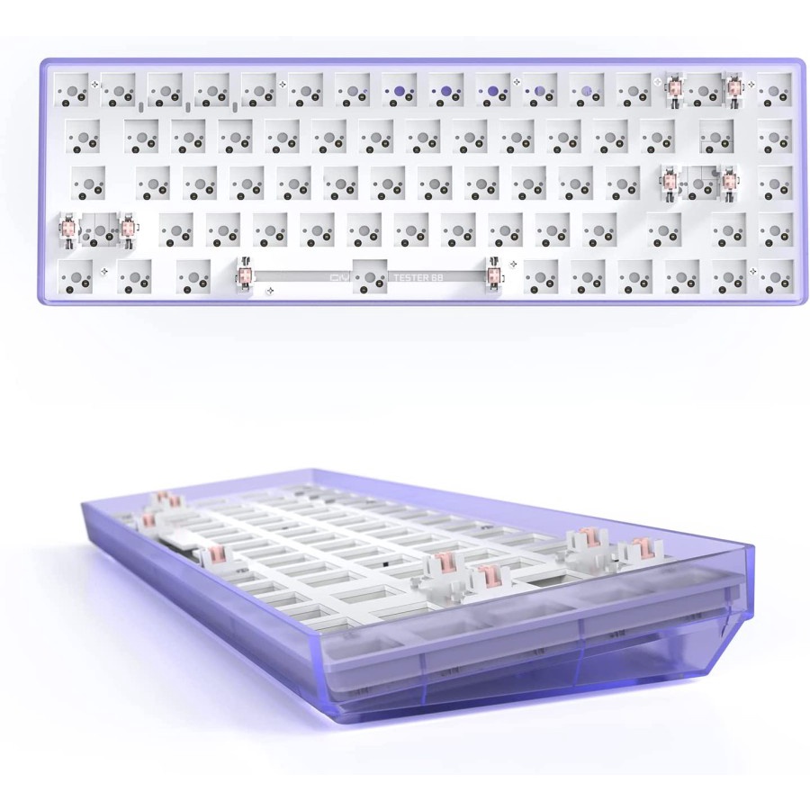 CIY TESTER68 / TESTER-68 Gasket Mount Barebone Mechanical Keyboard