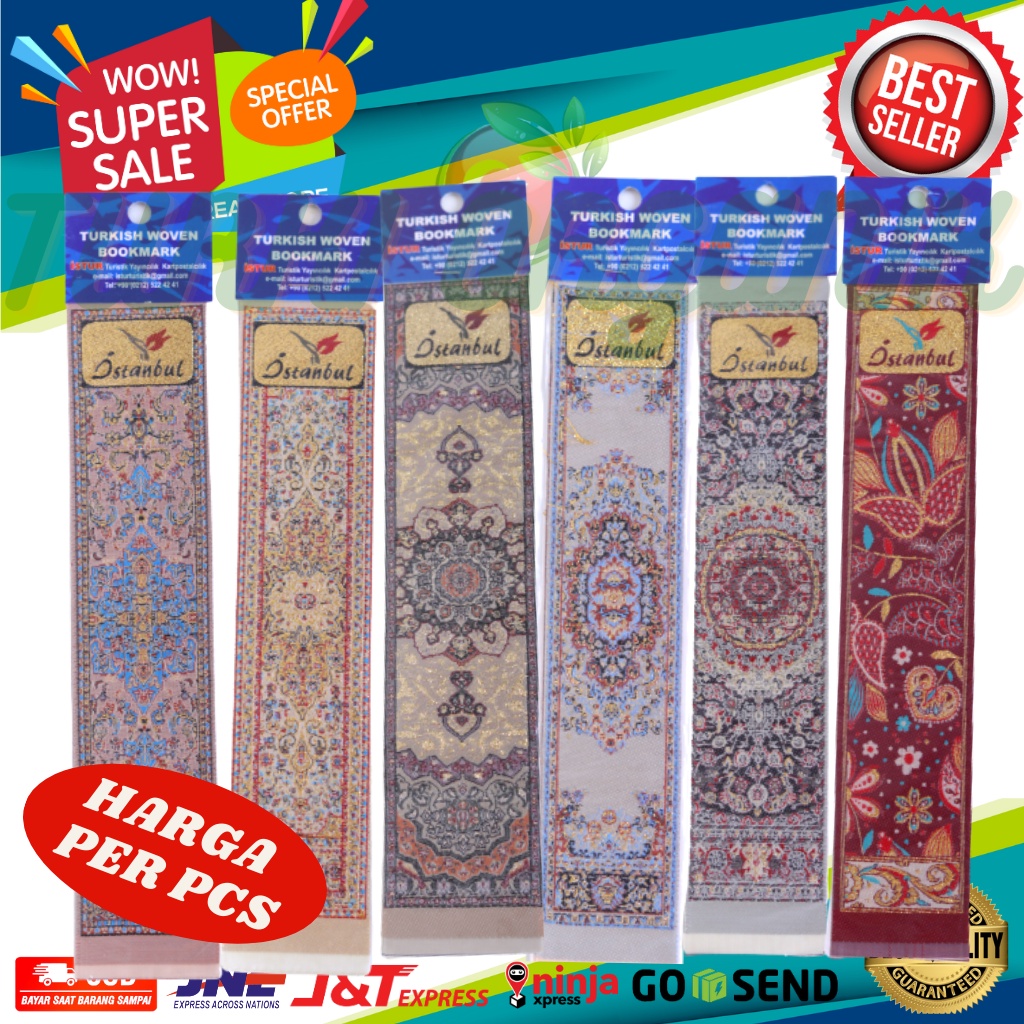 PEMBATAS BUKU ASLI TURKI 100% SOUVENIR BOOKMARK ORIGINAL TURKEY / OLEH-OLEH TURKIYE