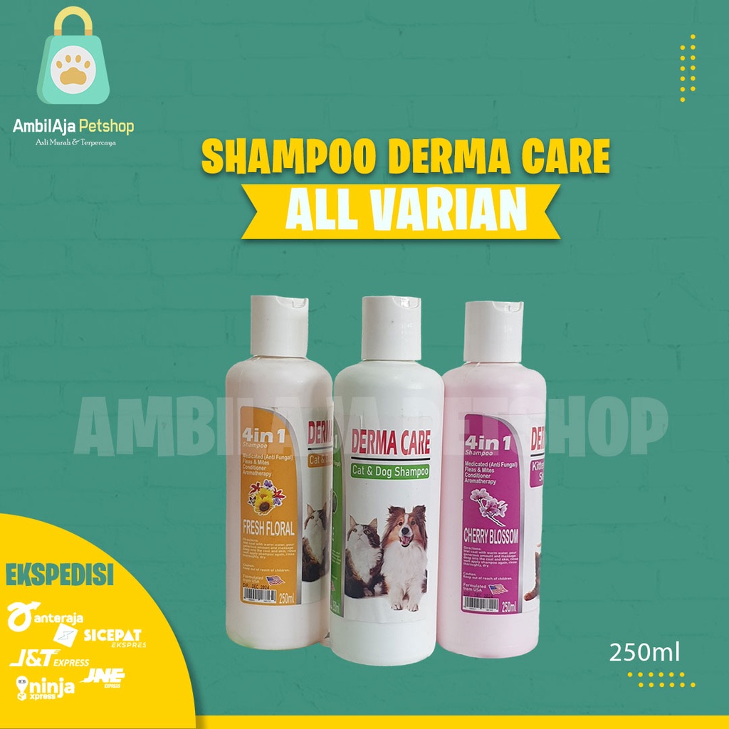 Shampoo wangi untuk Anjing dan Kucing Boaam - Derma Care All Varian 250ml