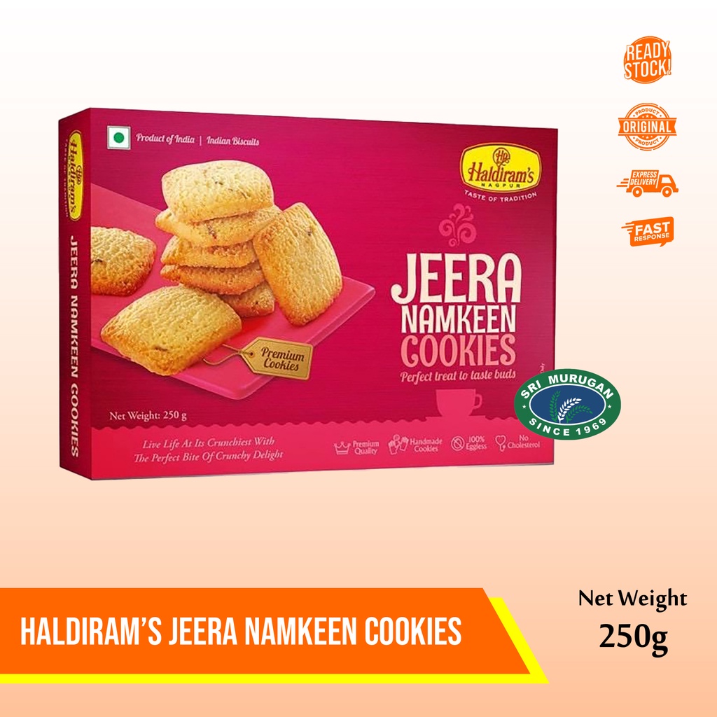 

HALDIRAM'S JEERA NAMKEEN COOKIES 250g