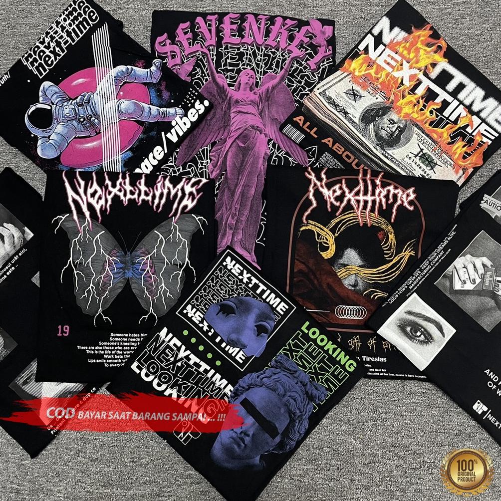 PROMO T-SHIRT DISTRO /KAOS / KAOS PRIA / SEVENKEY / NEXTIME / PRIA-LENGAN-PENDEK-KAOSTHANKINSOMNIA-T