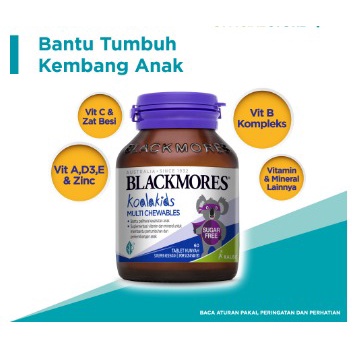 PROMO BLACKMORES Koala Multi Chewables 60 Tablet Kunyah Chewable