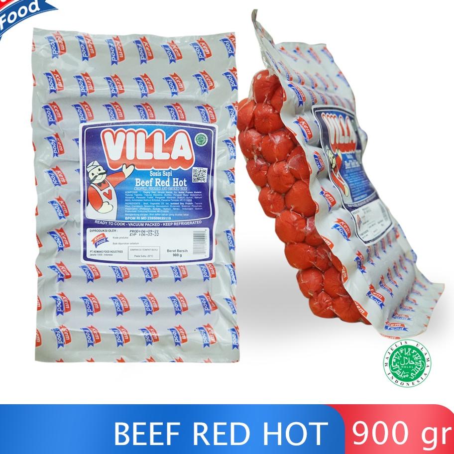 

✨BIG SALE✨ Villa Sosis Sapi - Beef Red Hot 900 gr buruan