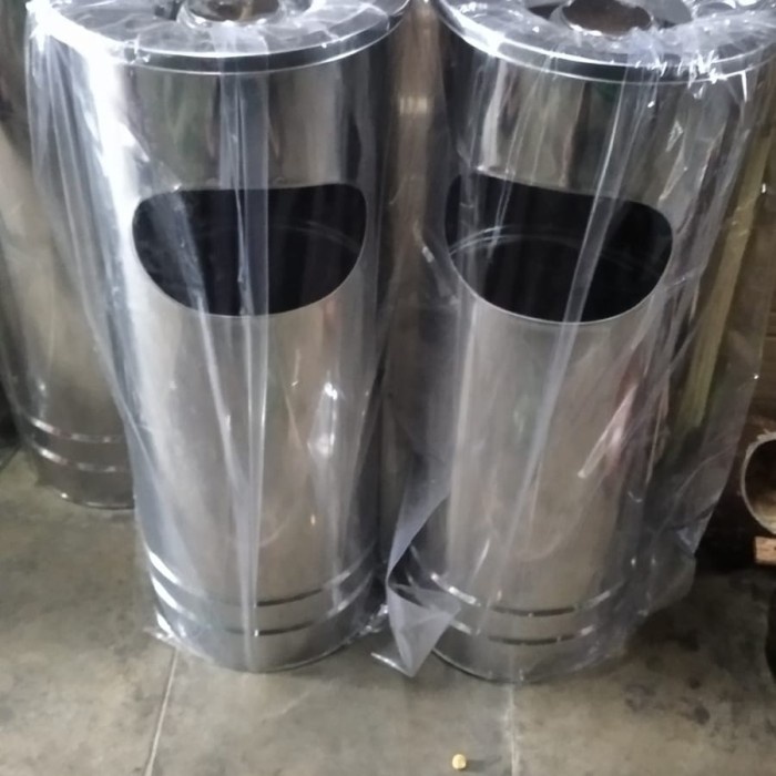 asbak Tempat sampah,asbak stainless(H8F2) PROMO Asbak Rokok Mobil Asbak Bali Termurah Asbak Stainles