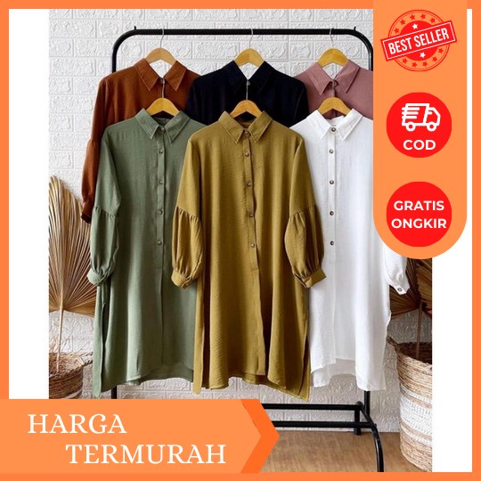 Terbaru Tunik Flower By Winody Original | Tunik Pgmta Tanah Abang Premium Berkualitas | Tunik Viral 