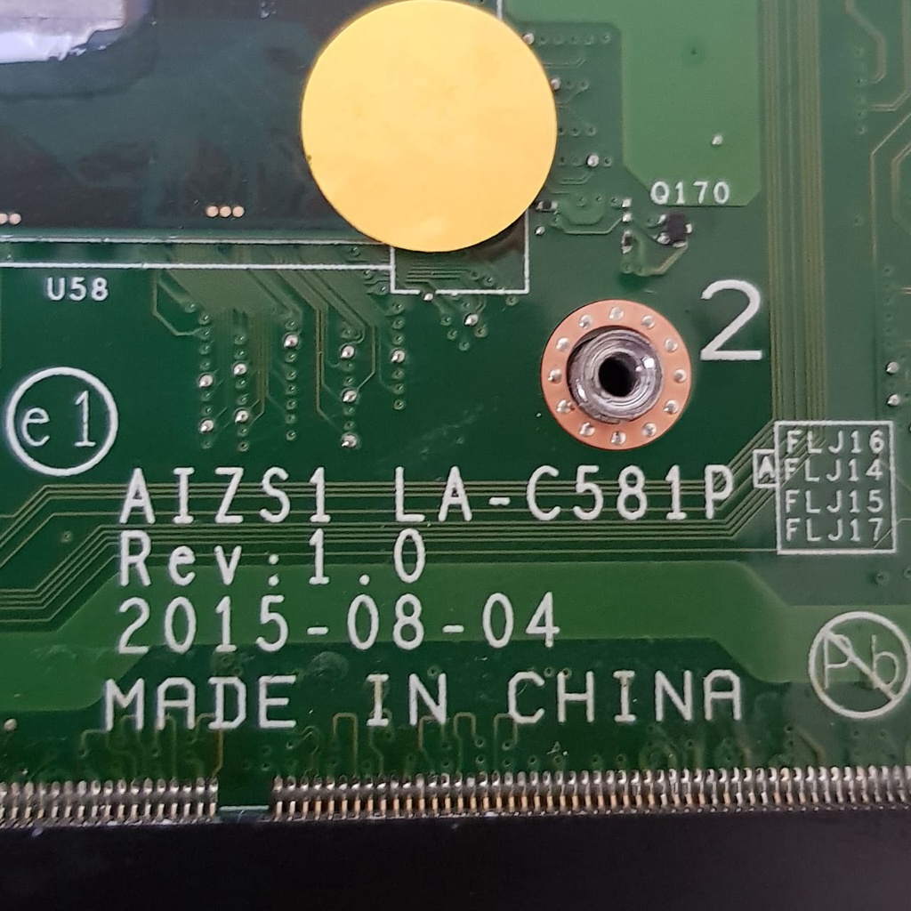 Motherboard Lenovo Yoga 260 AIZS1 LA-C581P Core i7 01AY875 01AY876 00NY939 00NY940