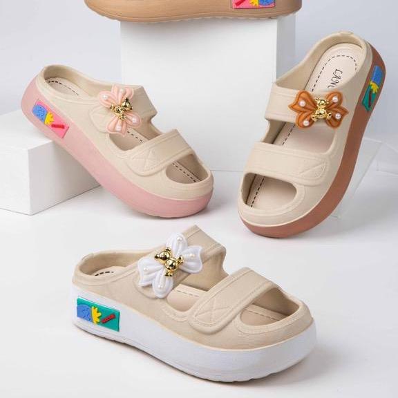 Sandal Slop Anak Wilona Bear - Sandal Import 24-29