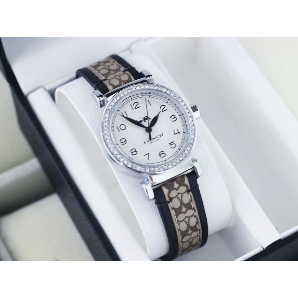 BISA COD JAM COACH KULIT CASE MATA CNH-3066 JAM TANGAN WANITA