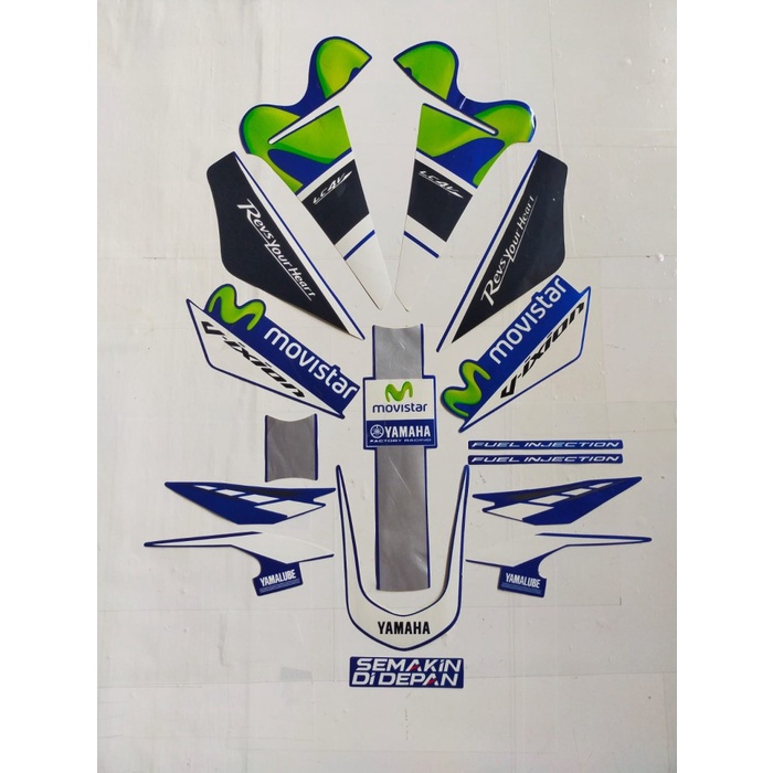 Stiker Striping Vixion 2015 Movistar - List Stiker Standar Vixion 2015 Movistar - Striping Standar V