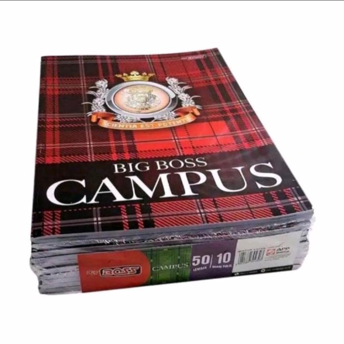 

Terlaris Buku Campus Big Boss Isi 50 Lbr Uk. Boxy/Besar/Panjang