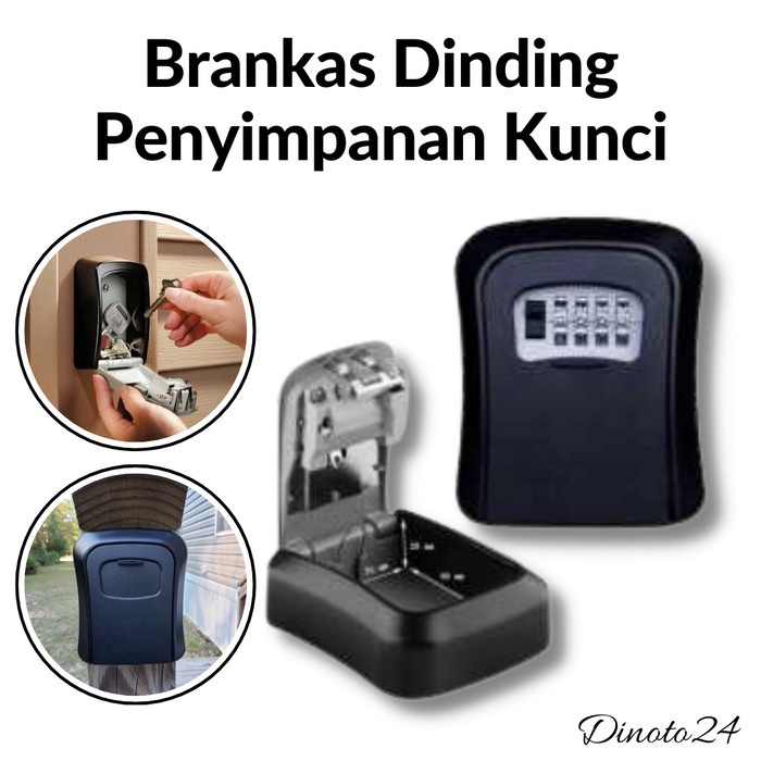Brankas Brankas Dinding Mini Penyimpanan Kunci Rumah Dengan Kombinasi Password
