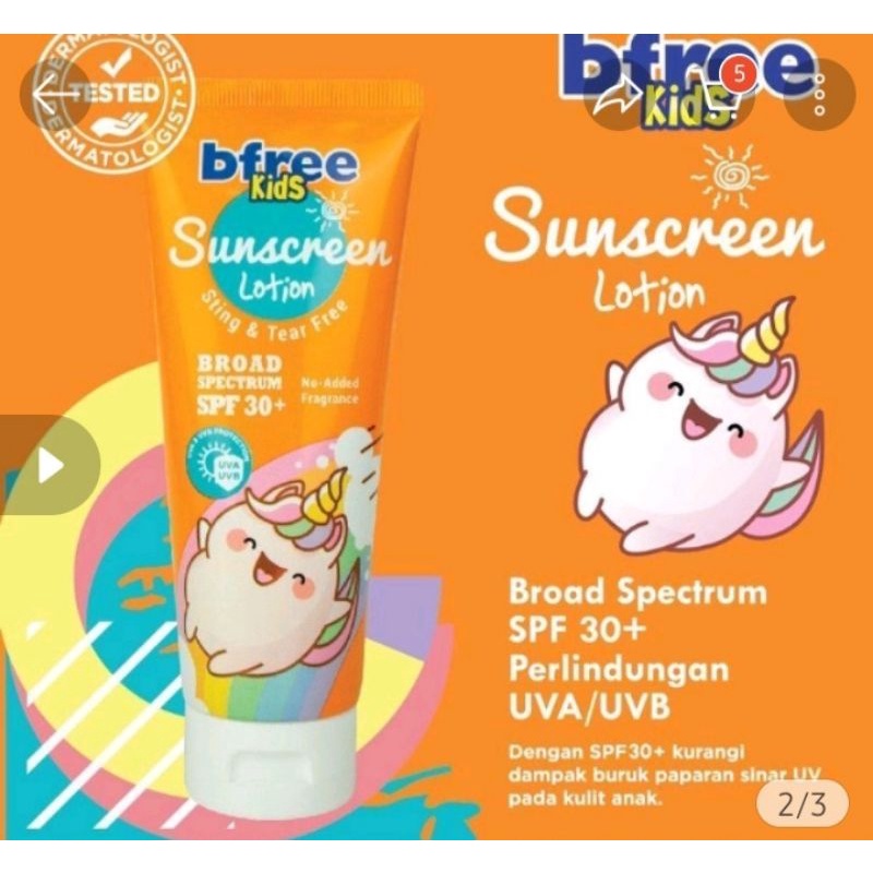 SUNSCREEN  anak aman BOPM/ SUNSCREEN LATION ANAK