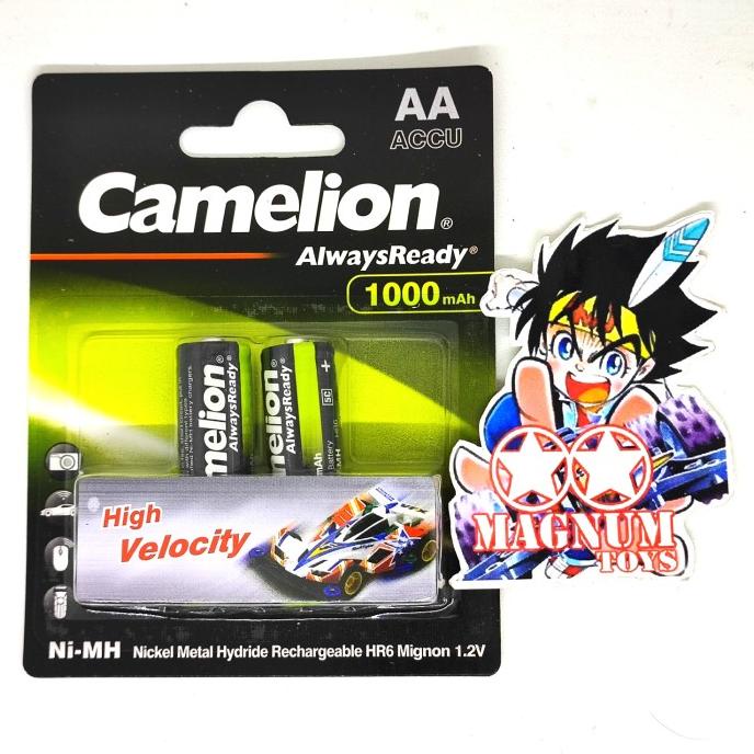 baterai rechargeable Camelion AA 1000mah VELOCITY / baterai cas