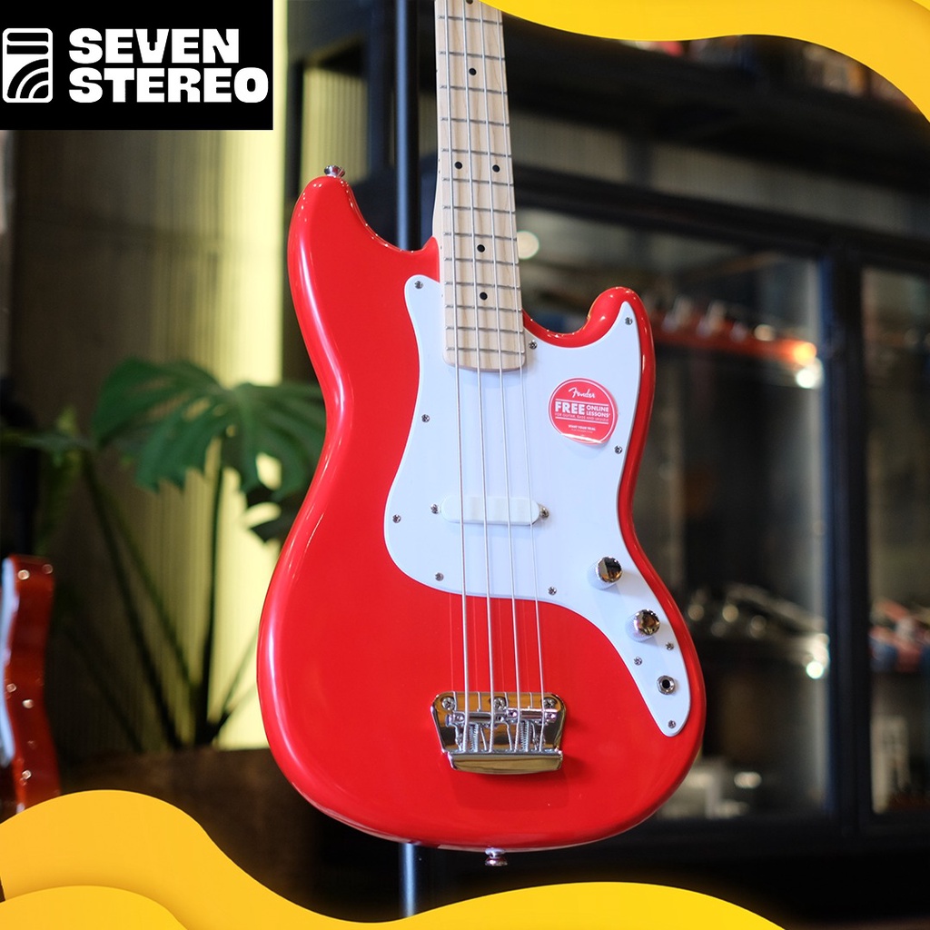 Squier Affinity Bronco Bass Torino Red