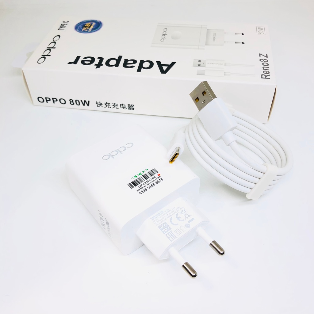 PROMO Charger Oppo Reno 8Z 80W Super Vooc Fast charging MICRO DAN TYPE-C