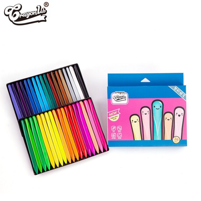 

Crayon Crayonlab 36Pcs Crayon Pensil Warna