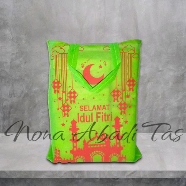 Tas Kain Spunbond Idul Fitri / Tas Hampers / Tas Bingkisan (1 Lusin)