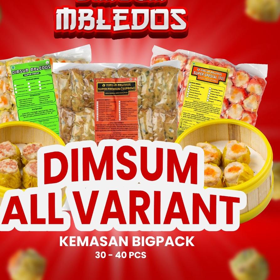 

۞ Dimsum All Varian Isi 30/40 Pcs - Frozen Food Halal Mbledos ❃