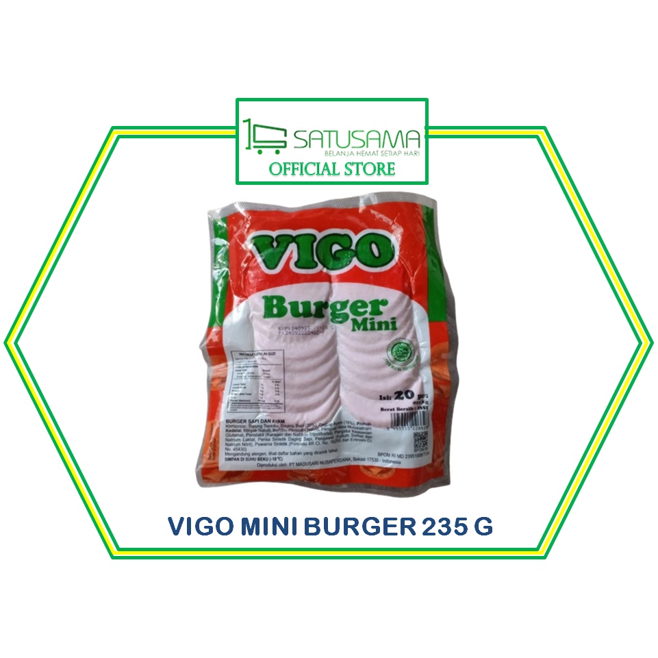 

VIGO MINI BURGER 235 G