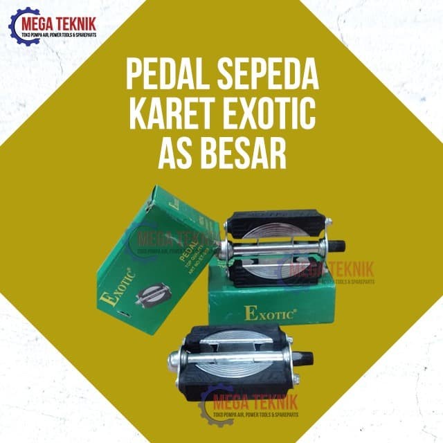 paling diminati] Pedal Karet Sepeda Exotic As Besar Anti Licin