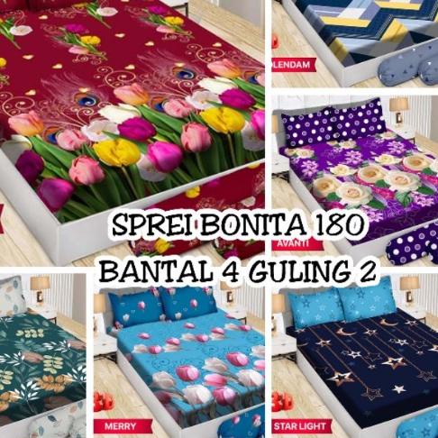✩ NEW SPREI BONITA  BANTAL 4 GULING 2 ♀