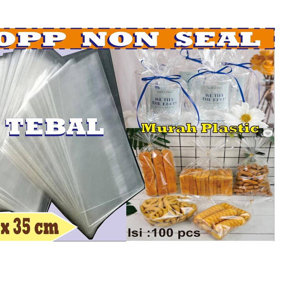 

TerjangkauNn4N8 Plastik OPP TEBAL TANPA LEM/SEAL 25 x 35 cm