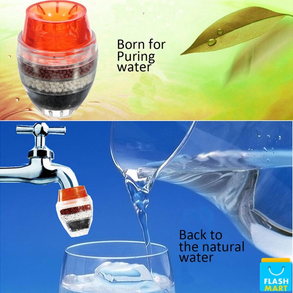 Flashmart Tap Water Purifier Filter Keran Air for 16-19 mm Faucet - HY-028