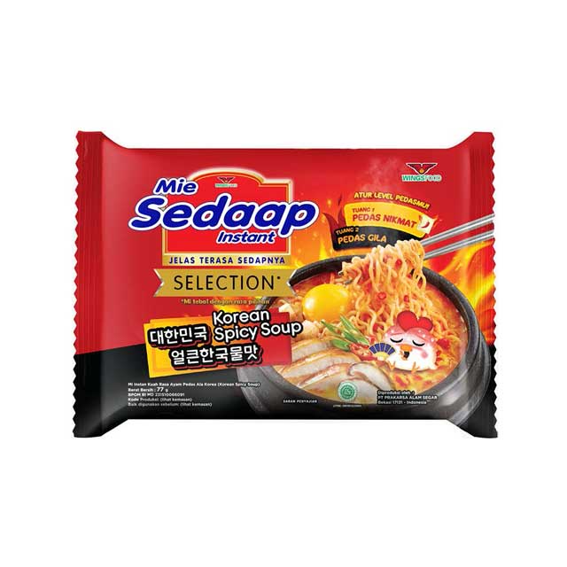 

SEDAAP MIE KOREAN SPICY SOUP 77G